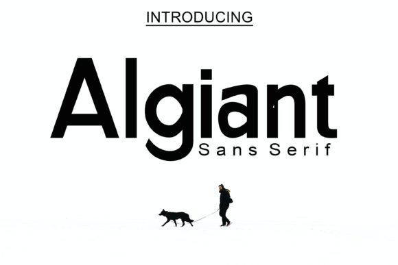 Algiant: A Bold Serif Font for Editorial Design