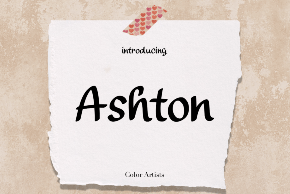 Ashton Font: Elegant Script for Creative Projects