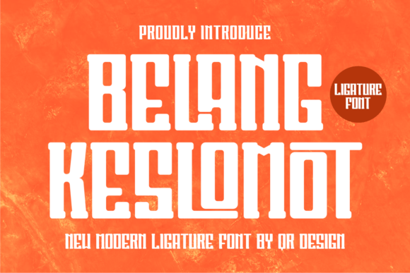 Belang Keslomot Font for Business