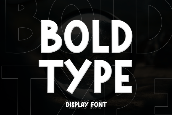 Bold Type Font for Web Design