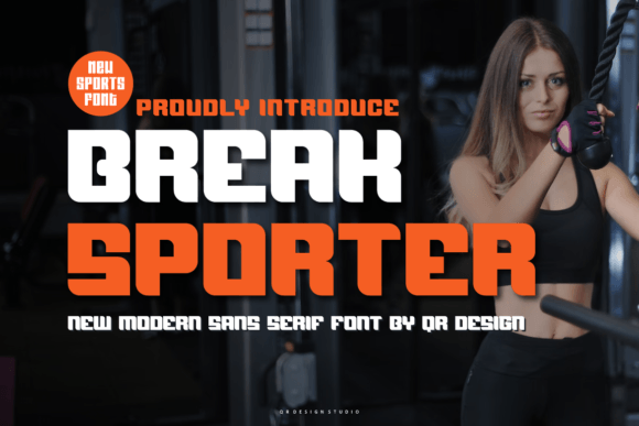 Break Sporter Font for Bold Design