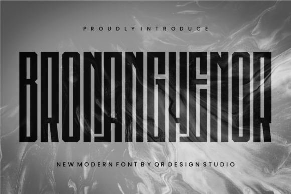 Bronanghenor: A Bold Display Font for Branding