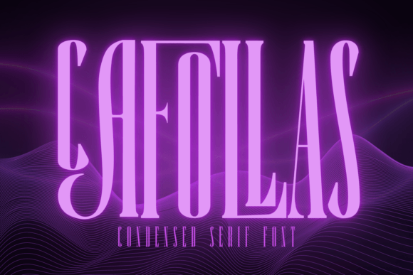 Cafollas Font: Bold & Beautiful