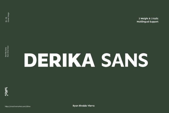 Derika Sans: Bold Typography for Branding