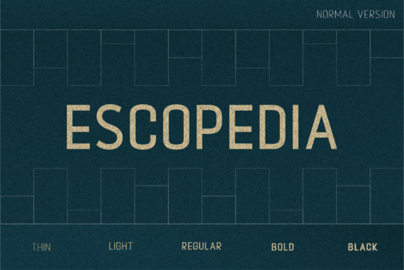 Escopedia: A Versatile Sans Serif Font