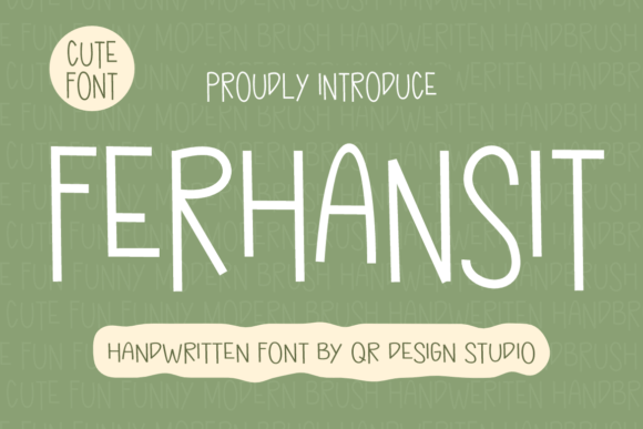 Ferhansit: A Friendly Handwritten Font