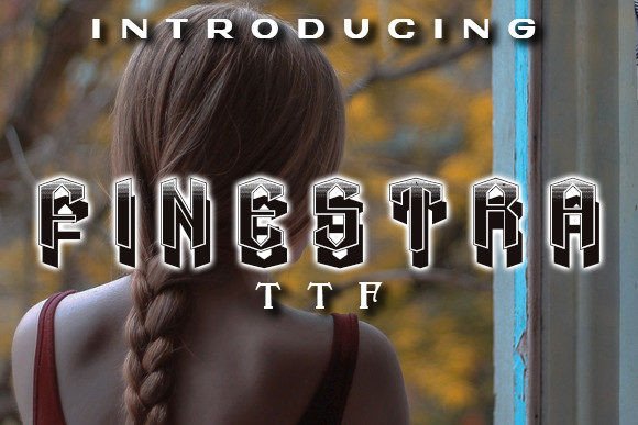 Finestra: Bold Decorative Font