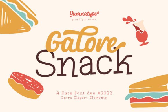 Galore Snack Font: Modern Typography for Marketers