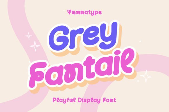Grey Fantail: A Playful Display Font