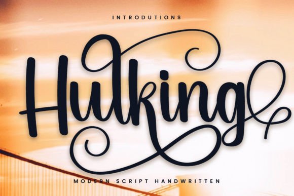 Hulking: A Bold Font for Craft Creators