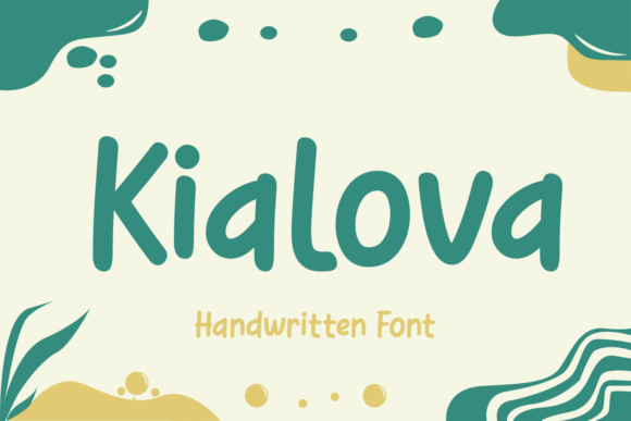 Kialova: A Bold Handwritten Font for Web Design