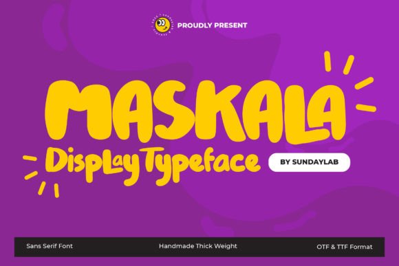 Maskala: Bold Font for Creative Makers