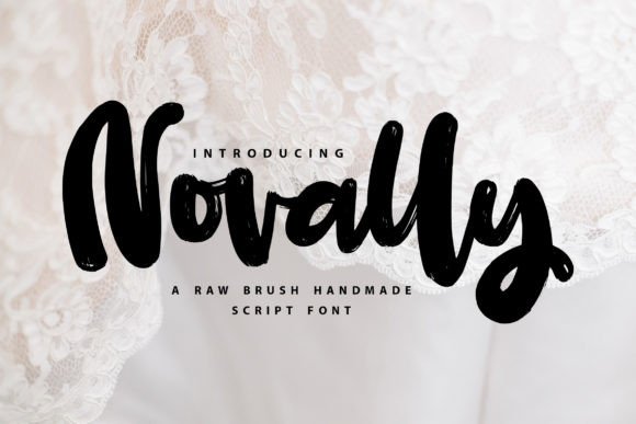 Novally: A Bold Handwritten Font for Web Design