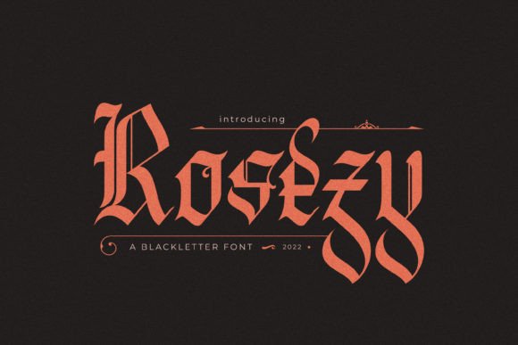 Powerful Blackletter Font for Bold Branding