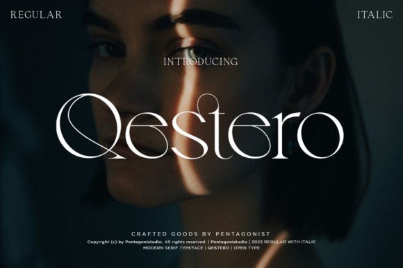 Qestero: A Luxurious Serif Font