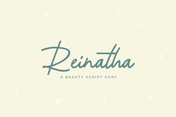 Reinatha: A Bold Script Font for Creative Campaigns