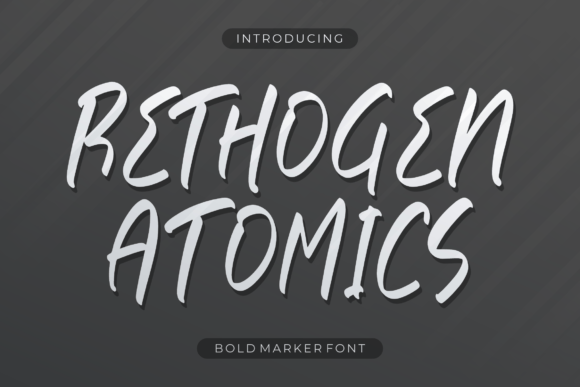 Rethogen Atomics: A Font for Creative Expression