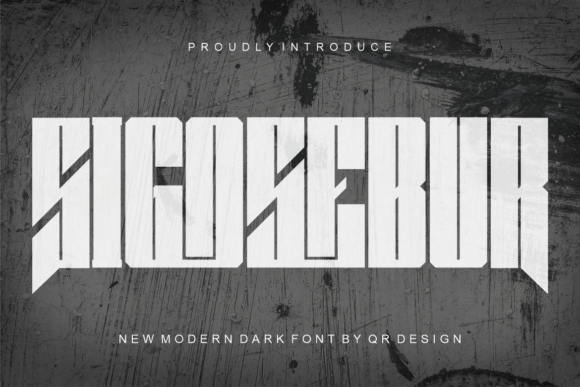 Sigosebur: A Bold Display Font for Creative Projects