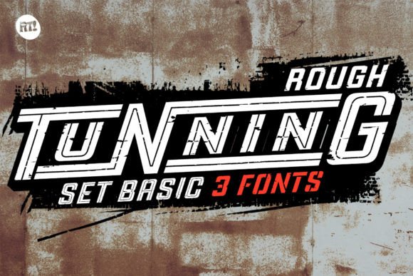 Tunning Rough: Bold Font for Eye-Catching Designs