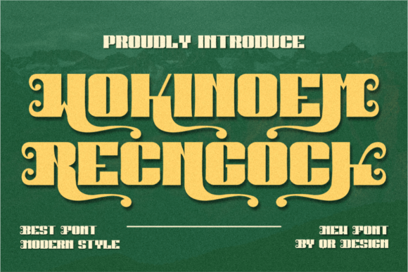 Wokinoem Recngock Font for Business
