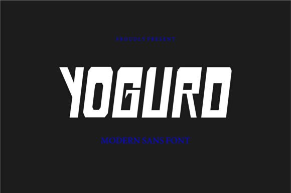 Yogurd: A Bold Font for Creative Projects